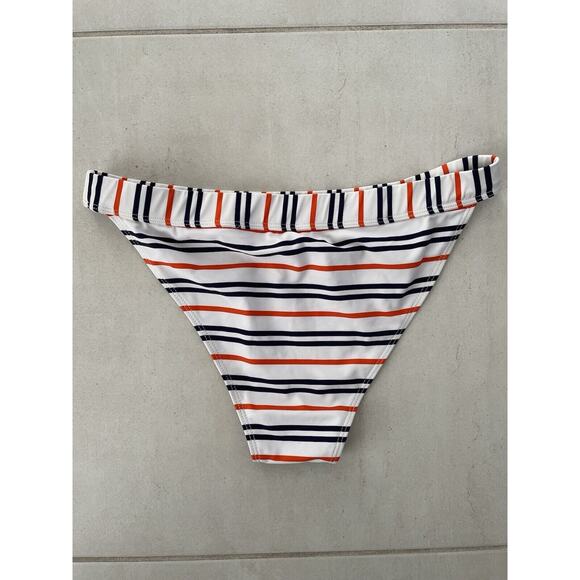 Cupshe Swim Bikini Bottom Multicolor Striped Swimwear - Picture 5 of 8